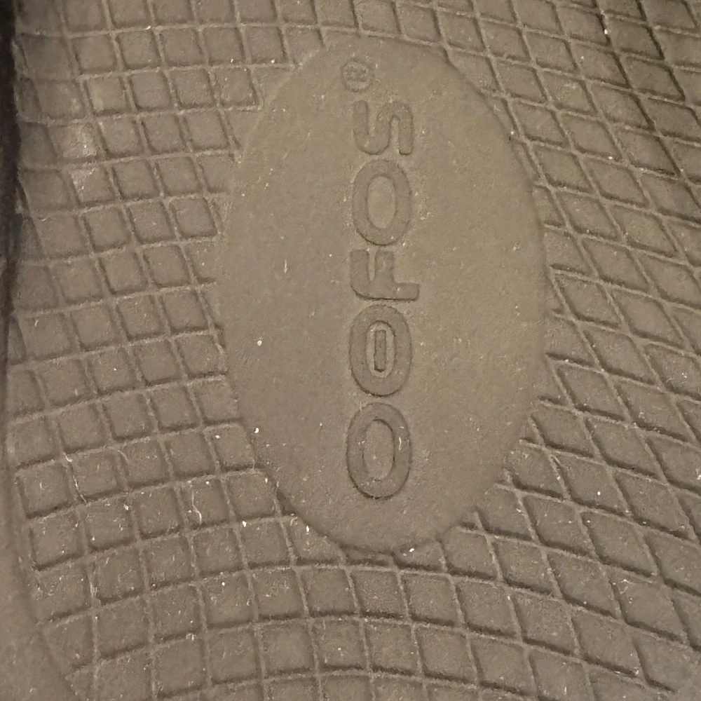 OOFOS OOriginal Sport Sandal Black Graphite Mens 16 Womens 18 EU 49 Recovery